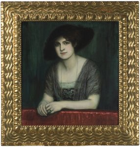 Marie s tmavým kloboukem, c. 1916.