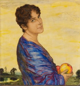 Portrét umělcovy manželky, c. 1914.