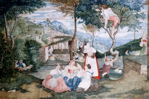 Scéna venkovského života od Franz Theobald Horny