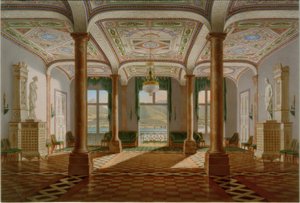 Salon hradu Tegernsee od Franz Xaver Nachtmann