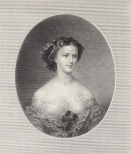 Portrét císařovny Alžběty Rakouské, cca 1855.
