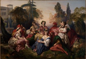 Decameron od Franz Xaver Winterhalter