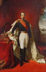 Císař Napoleon III ... (malba na plátně) od Franz Xaver Winterhalter
