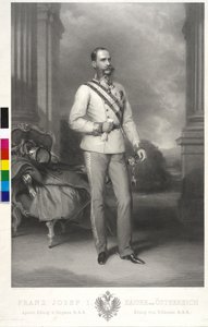 Rakouský císař František Josef I. od Franz Xaver Winterhalter