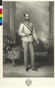 Rakouský císař František Josef I. od Franz Xaver Winterhalter