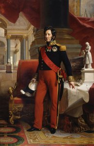Francouzština:  Louis-Philippe 1er, roi des Français (1773-1850) Ludvík Filip I., francouzský král (1773-1850) od Franz Xaver Winterhalter