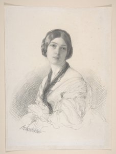 Portrét baronky Gudinové, rozené Margareth Louis Hay od Franz Xaver Winterhalter