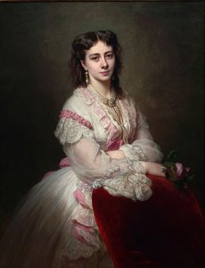 Portrét hraběnky Marie Branické 1843-1918, geb. Princezna Sapieha, 1865 od Franz Xaver Winterhalter