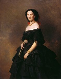 Portrét vévodkyně Elizavety Alexandrovny Barjatinské, rozené princezny Chernysheva 1826-1902. od Franz Xaver Winterhalter