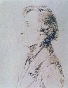 Portrét Frederika Chopina (Zelazowa Wola od Franz Xaver Winterhalter