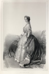 Portrét císařovny Eugenie od Franz Xaver Winterhalter