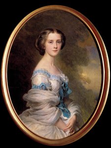 Portrét Louise Sophie Melanie Renouard de Bussiere, hraběnka Edmond de Pourtales (1836-1914) Obraz Xavera Winterhaltera (1806-1873) 1857 Soukromá sbírka od Franz Xaver Winterhalter