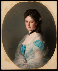 Portrét Olgy von Gruneliusové od Franz Xaver Winterhalter