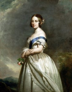 Portrét královny Viktorie od Franz Xaver Winterhalter