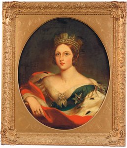 Portrét královny Viktorie od Franz Xaver Winterhalter