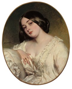 Portrét dámy od Franz Xaver Winterhalter