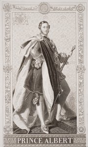 Princ Albert (1819-61) z „Ilustrace anglické a skotské historie“ svazek II od Franz Xaver Winterhalter