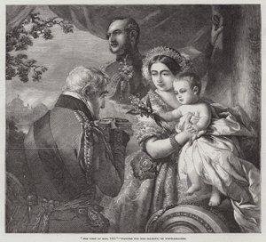První máj 1851, maloval pro Její Veličenstvo od Franz Xaver Winterhalter