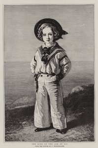 Král ve věku šesti let od Franz Xaver Winterhalter
