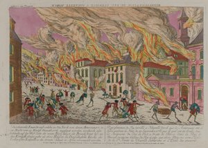 Fire, New York, cca 1776