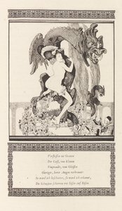 Ilustrace pro Krásná dívka od Paa od Otto Julia Bierbauma, 1909-1910.