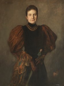 Infantka María de la Paz de Borbón, dcera Isabely II. od Franz von Lenbach