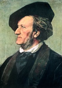 Richard Wagner 1813-1883, německý skladatel, dirigent a esejista, konec 19.