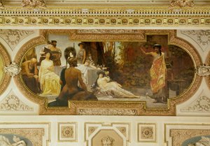 Vídeňský Burgtheater, schodiště: Starožitný improvizátor