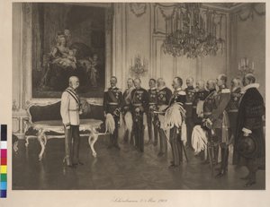 Návštěva německého spolkového prince 8. května 1908 na zámku Schoenbrunn od Franz von Matsch