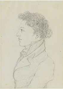 Franz Schubert 1797-1828, ve věku 17 let, asi 1814 od Franz von Schober