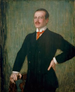 Ernst Ludwig von Hessen / Gem. Kus od Franz von Stuck
