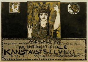 F. v. Stuck, Plakatentwurf 1897 od Franz von Stuck