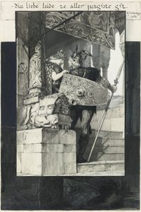 Siegfried a Kriemhild od Franz von Stuck