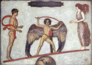 Houpačka lásky od Franz von Stuck