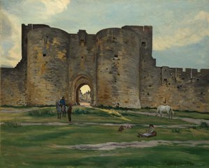 Královnina brána v Aigues-Mortes, 1867.