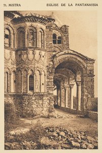 Mistra. Eglise de la Pantanassia od Frédéric Boissonnas