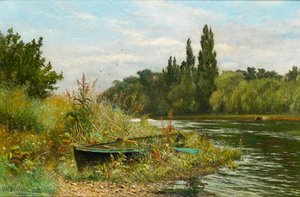 Tiché místo na řece Temži, 1882 od Fred Hines