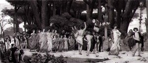 Daphnephoria, tisk v Paříži Photogravure Goupil, hospoda. od The Fine Art Society