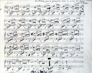 Noty pro Preludium 1 pro klavír od Frederica Chopina (1810 - 1849), polského skladatele. od Frederic Chopin