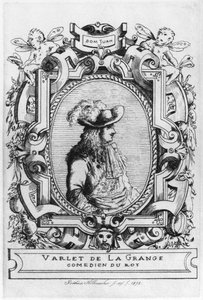 Charles Varlet, známý jako La Grange, v roli Dom Juana z opery "Don Juan aneb Slavnost Pierra" od Jeana-Baptista Poquelina Moliera (1622-73) 1875