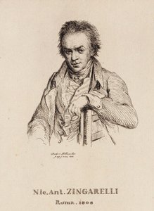Portrét skladatele Nicoly Antonia Zingarelliho 1752-1837.