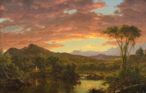 Venkovský domov od Frederic Edwin Church