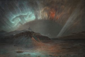 Aurora Borealis, 1865. od Frederic Edwin Church