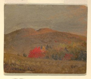 Podzimní krajina, Vermont od Frederic Edwin Church