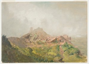 Základna amerických vodopádů, Niagara od Frederic Edwin Church