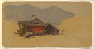 Berchtesgaden, selský dům od Frederic Edwin Church
