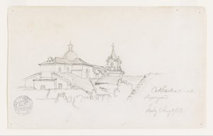 Katedrála v Popayanu, Kolumbie od Frederic Edwin Church