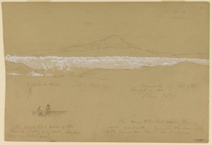 Cayambé, ráno, z Chrámu slunce, Quito od Frederic Edwin Church
