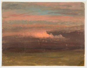 Studie mraků při západu slunce od Frederic Edwin Church