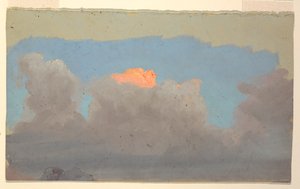 Cloudová studie od Frederic Edwin Church